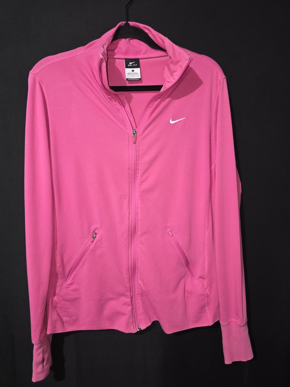 Nike Pink Full-Zip Training Jacket
